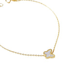 18ct Chain Butterfly Gold Bracelet