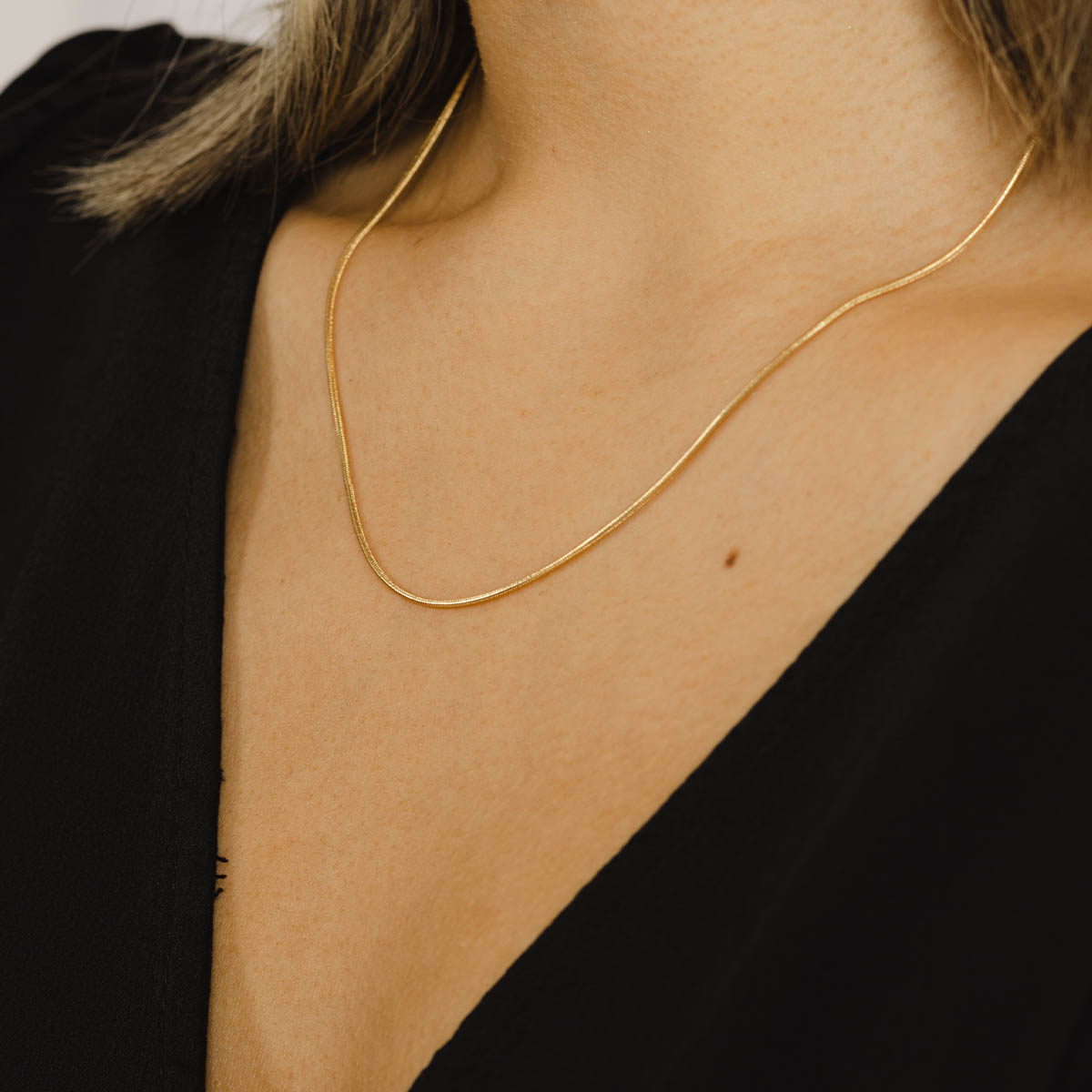 18ct Gold Fine Snake Chain