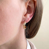 18ct Yellow Gold Medium Hoops
