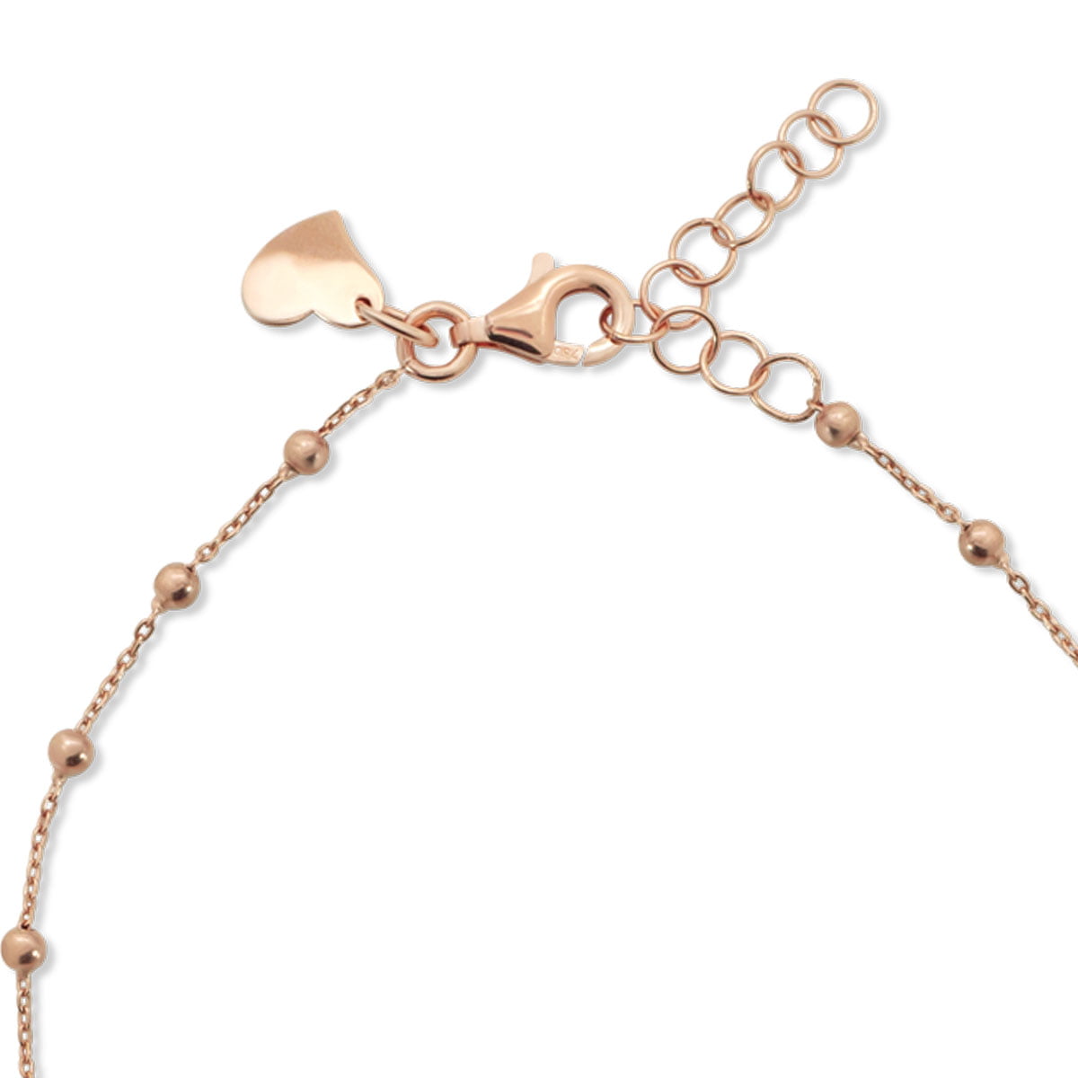 18ct Rose Gold Ball Bracelet for Women