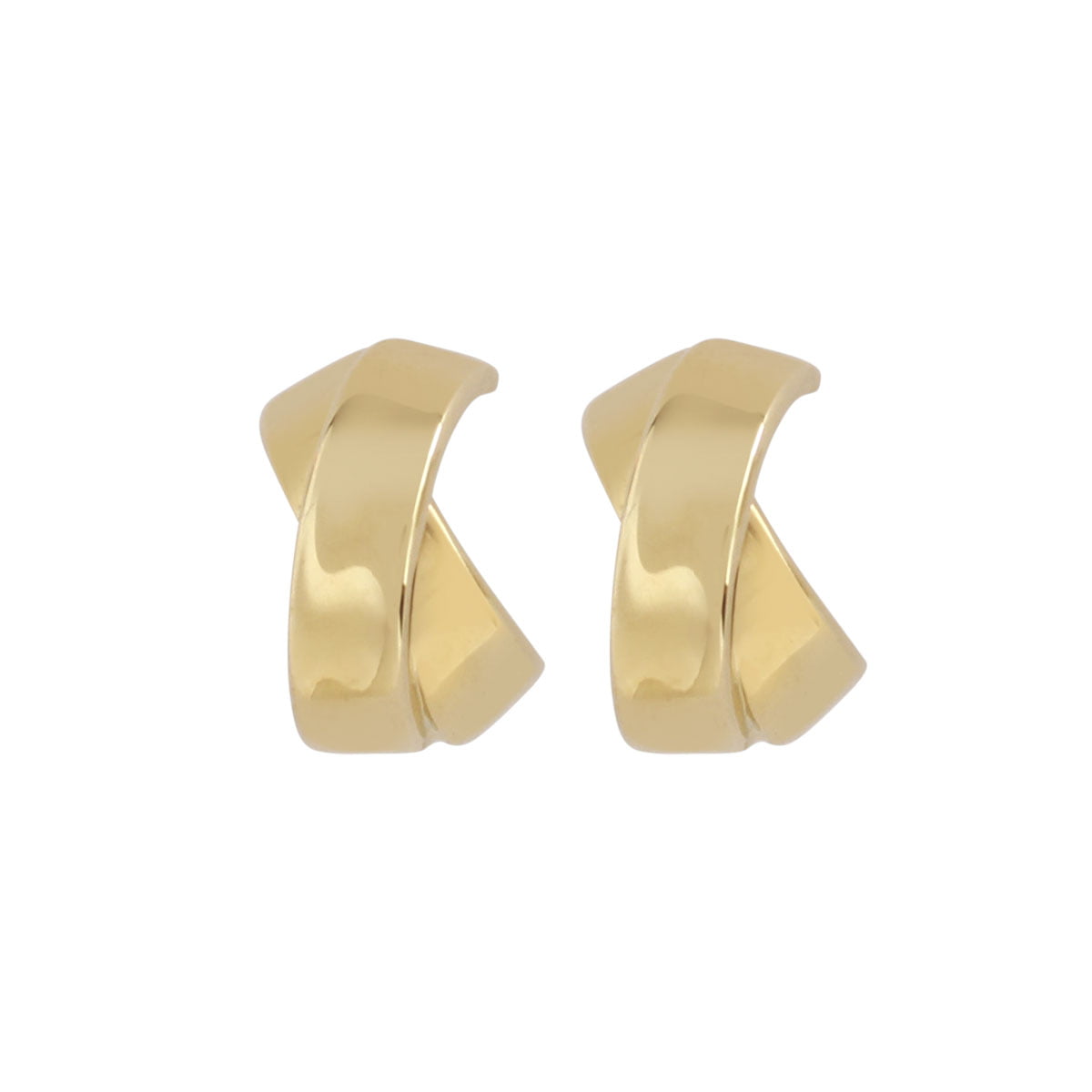 18ct Small Gold Knot Stud Earrings