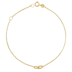 18ct Solid Gold Chain Link Bracelet