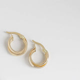 18ct Solid Small Gold Hoop Earrings