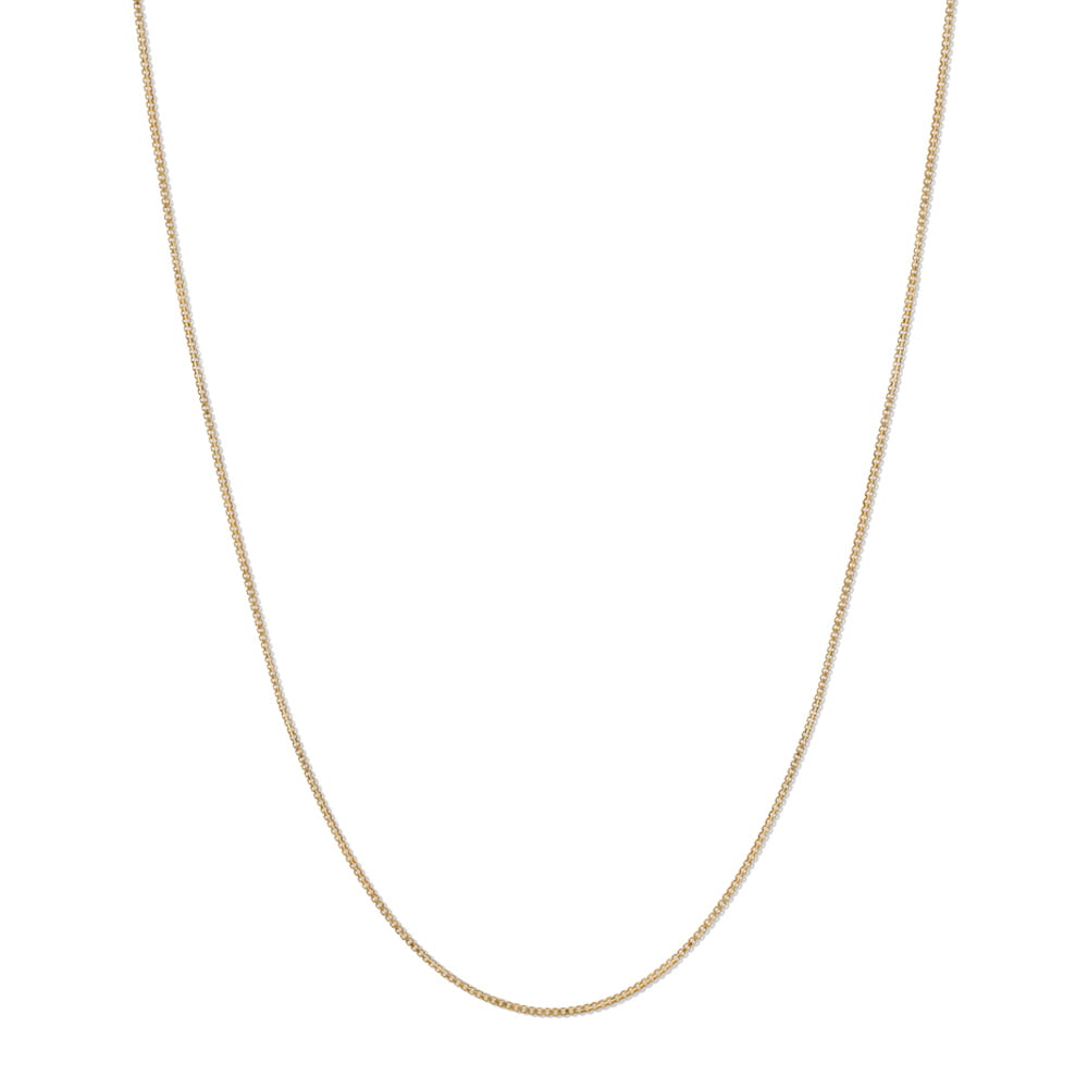 18ct Solid Yellow Gold Box Chain