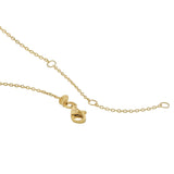 18ct Solid Yellow Gold Clover Pearl Necklace.2