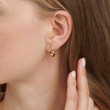 18ct Solid Yellow Gold Extra Large Thick Gold Hoop Earrings