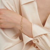 18ct Solid Yellow Gold Fine Chain Bracelet