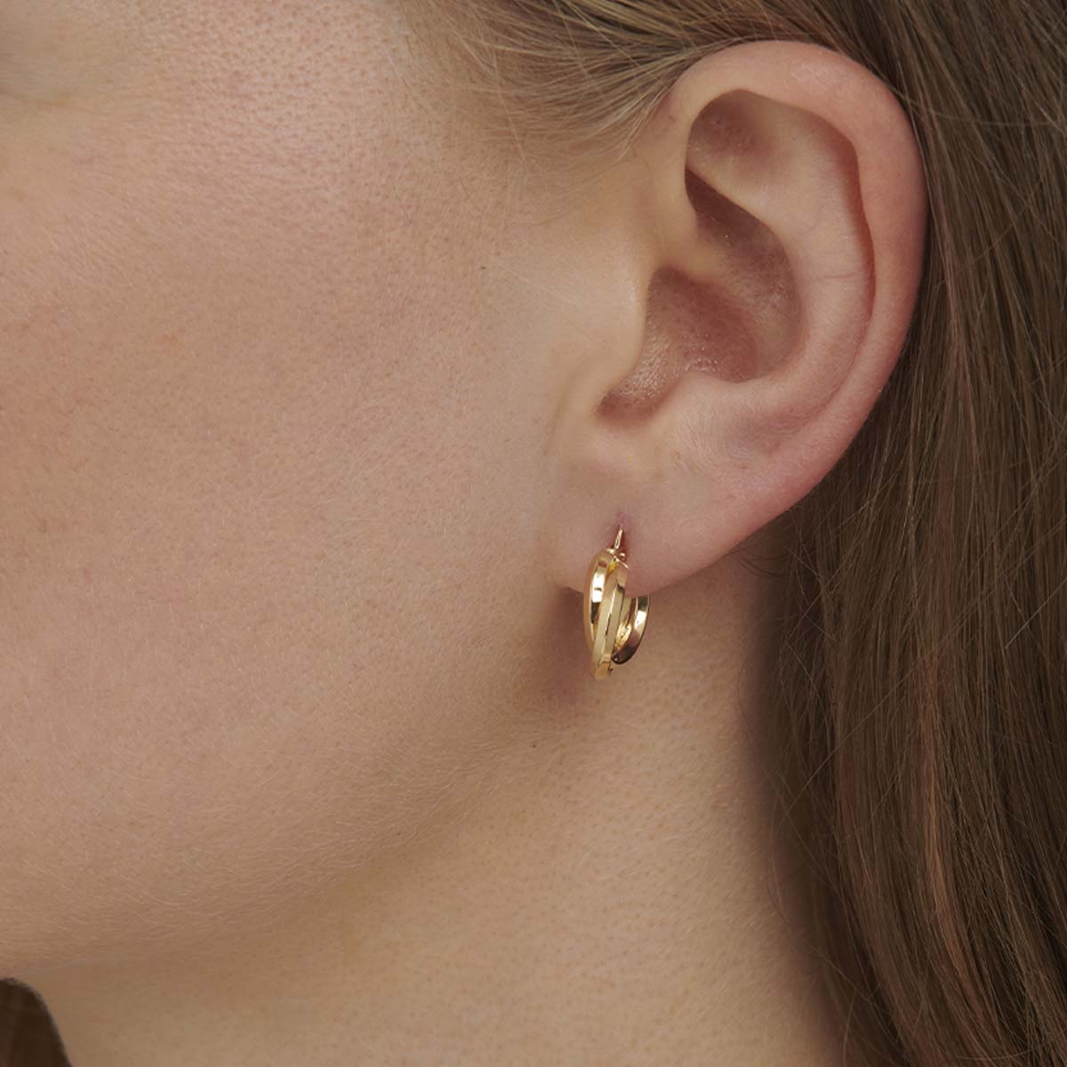 18ct Solid Yellow Small Earring Hoops Gold