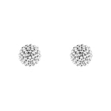18ct White Gold Ball Stud Earrings - Fine Jewellery for Women