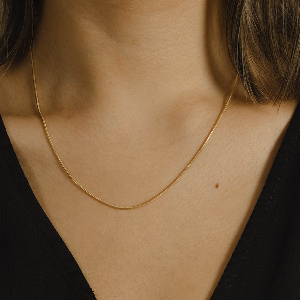 18ct Yellow Gold Fine Snake Chain