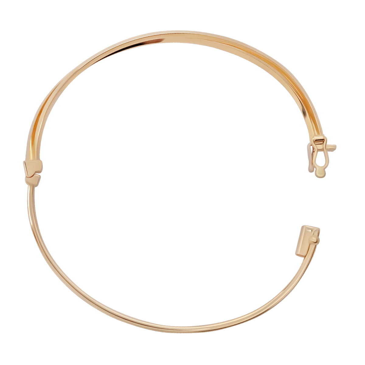 18ct Yellow Gold Hinged Bangle for Women