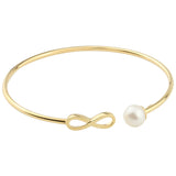 18ct Yellow Gold Infinity Bangle