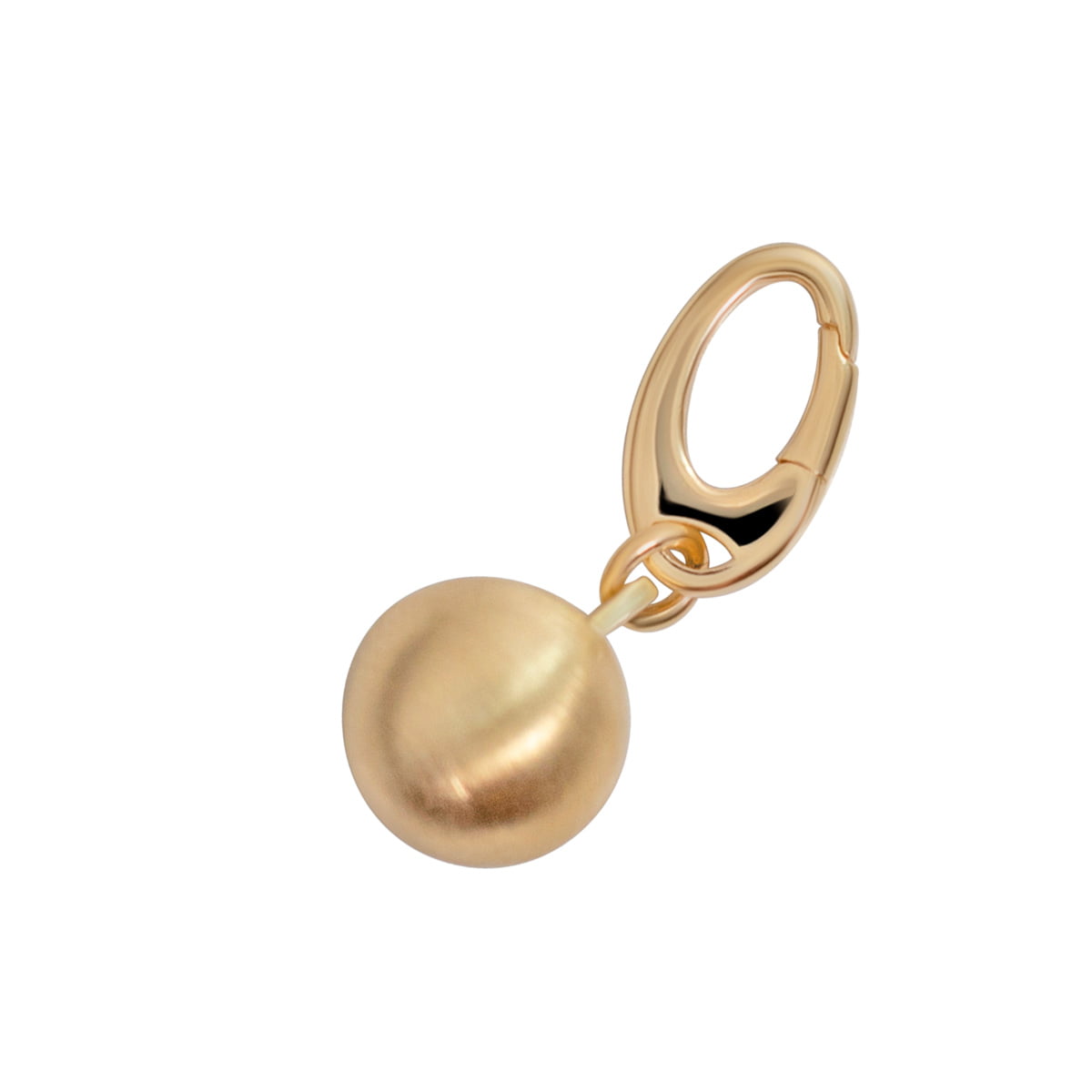 18ct Yellow Gold Round Ball Pendant Charm