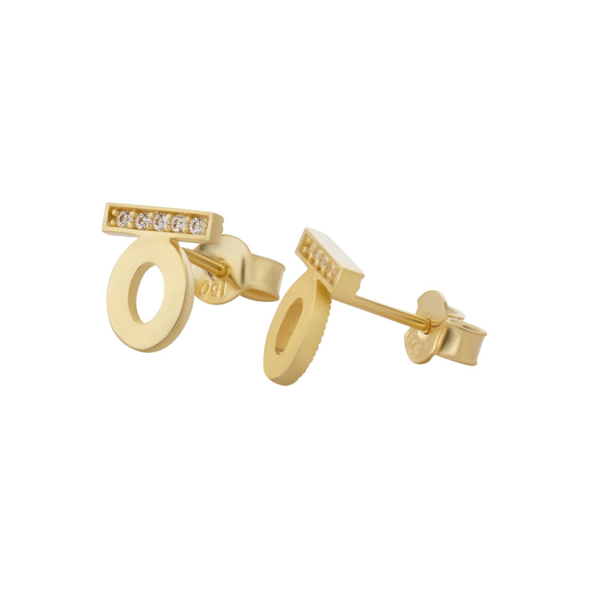18ct Yellow Gold Small Studs Earrings