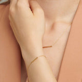 18ct Yellow Gold T-bar bracelet - Auric Jewellery