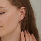 18ct Yellow Mini Gold Hoop Earrings