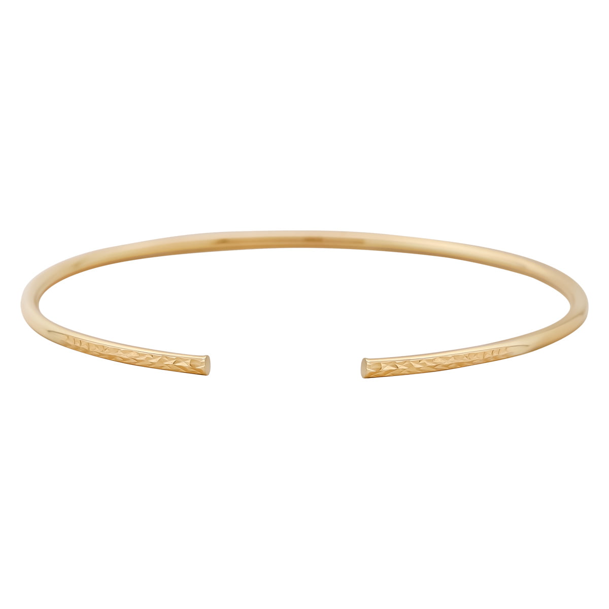 Macys Solid Gold Polished Bangle Bracelet in 14k Gold  Macys