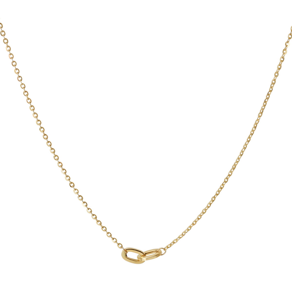 Amazon.com: JEWELHEART 10K Real Gold Link Chain Necklace - 2mm Diamond Cut  Cable Chain - Dainty 10K Yellow Gold Necklace For Women Girls with Lobster  Clasp 14
