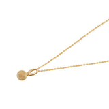 18ct Yellow Solid Gold Sphere Charm Pendant
