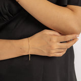 18ct Yellow Gold Baby Fine Snake Bracelet