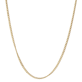 18ct Solid Gold Curb Chain Necklace