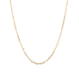 18ct Rose Gold Close 17inch Blecher Necklace Chain