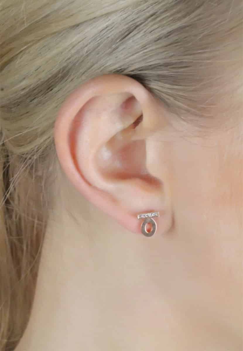 Gia 18ct Rose Gold Opal Stud Earrings