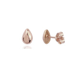 Noemi 18ct Rose Gold Teardrop Stud Earrings