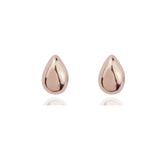 Noemi 18ct Rose Gold Teardrop Stud Earrings