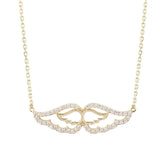 18ct Yellow Gold Angel Wing Necklace
