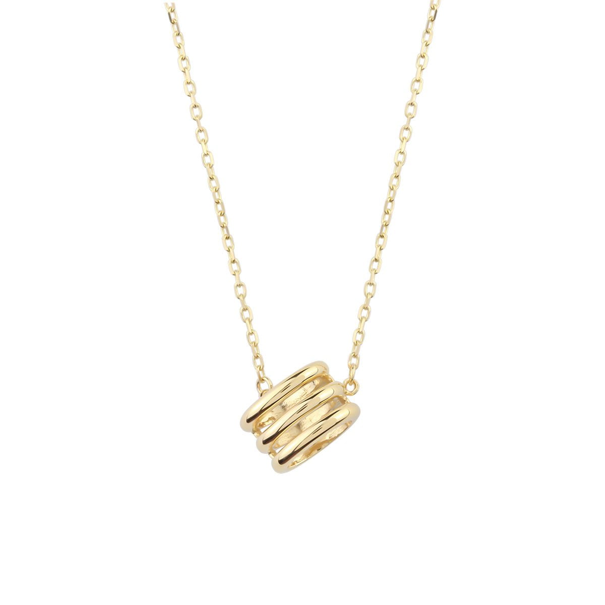 18ct Yellow Gold Honeycomb Necklace