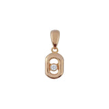 Cali Mini 18ct Rose Gold Pendant Charm