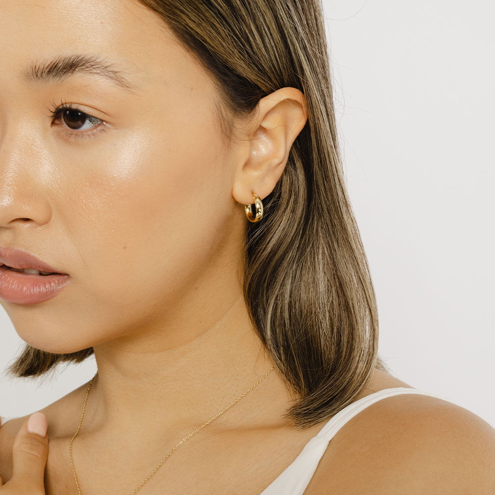 18ct Solid Gold 14mm Hoop Earrings Auric Jewellery 18ct-solid-gold-14mm-hoop-earrings-auric-jewellery
