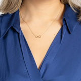 Fine 18ct Yellow Gold Infinity Necklace