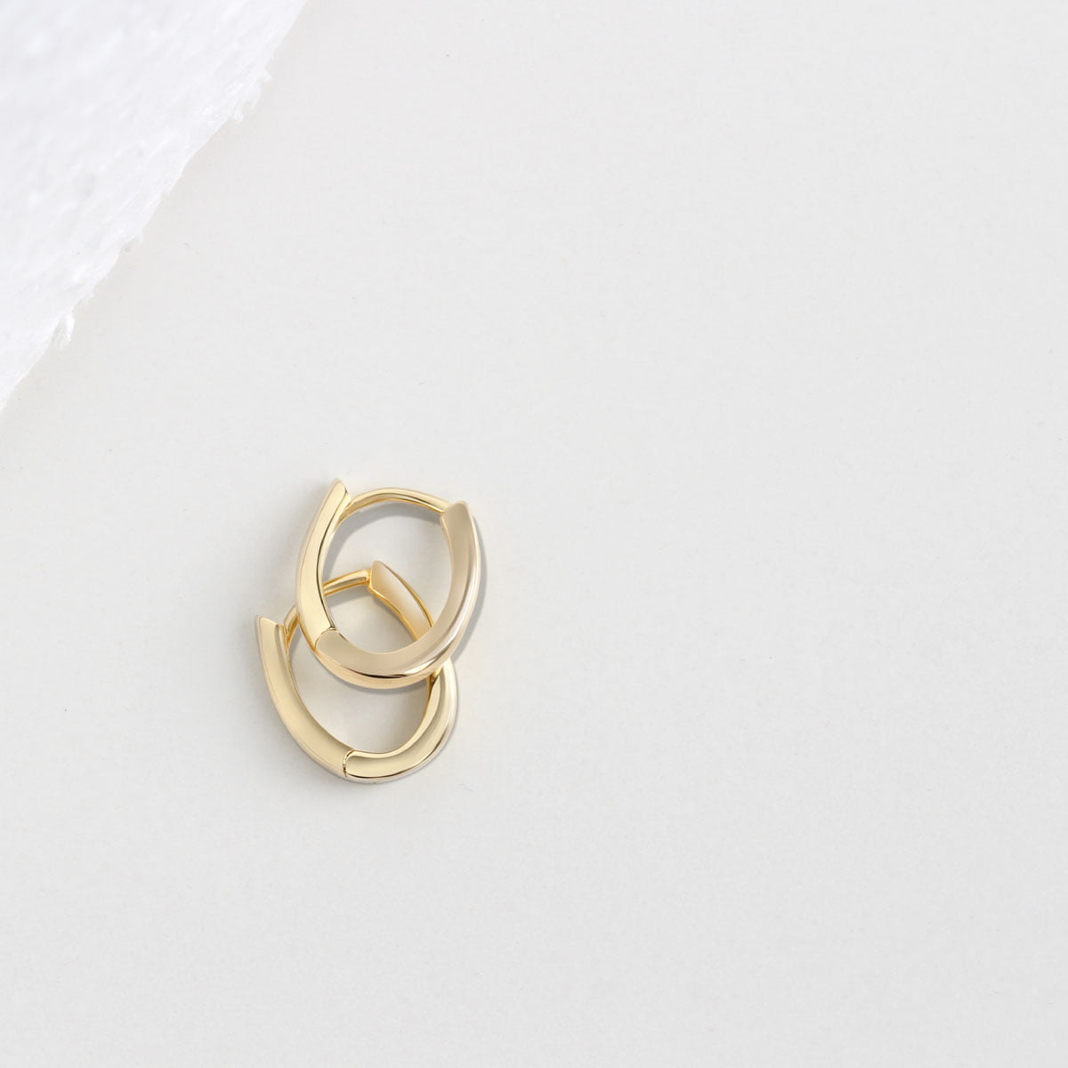 Gold Womens Small Hoop Earrings