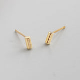 Small Bar Stud Earrings for Women